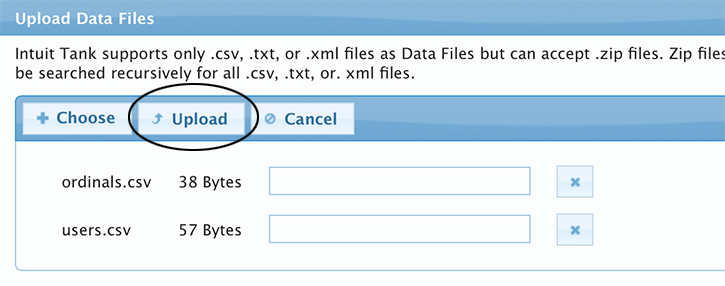 Upload Data File