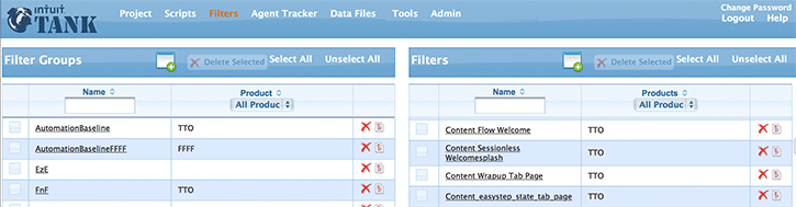 Filters and Filter Groups