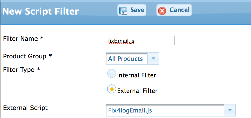 External Filters