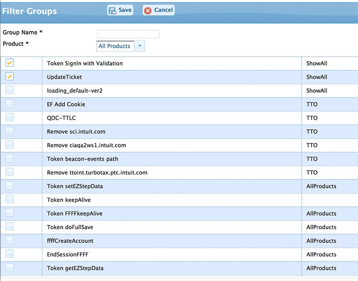 Create a Filter Group